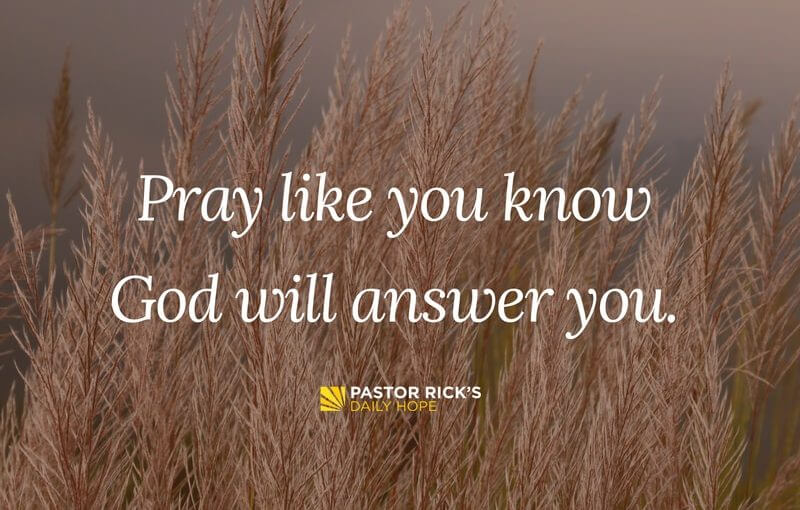 Four Secrets to Answered Prayer