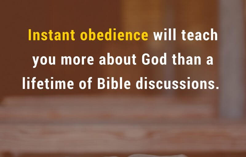 Obedience Is an Act of Worship