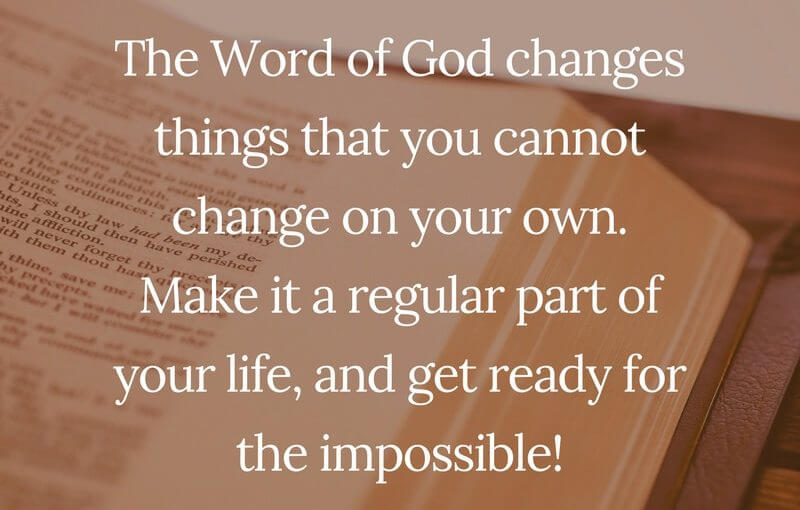 God’s Word Can Give You a Fresh Start