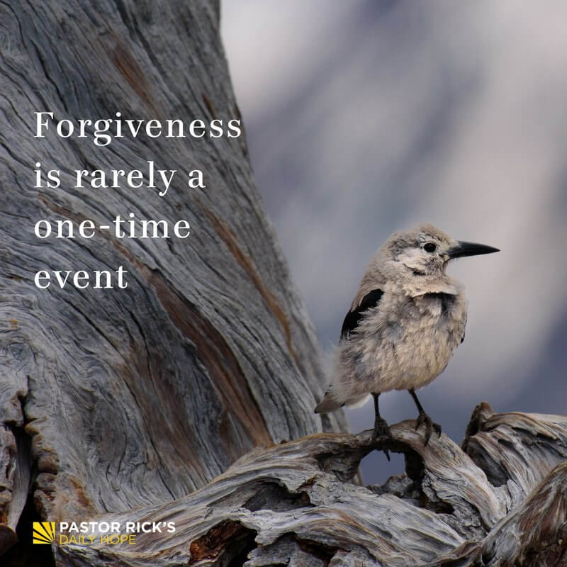 how-often-should-you-forgive-pastor-rick-s-daily-hope