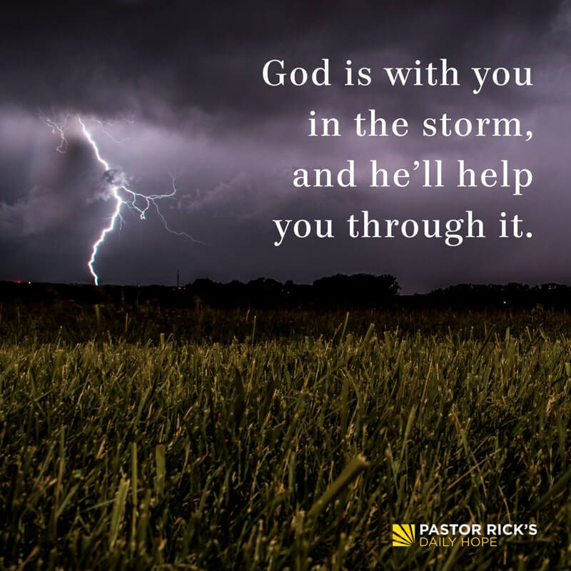 In Difficult Times What Happens In You Is Most Important Pastor Rick S Daily Hope