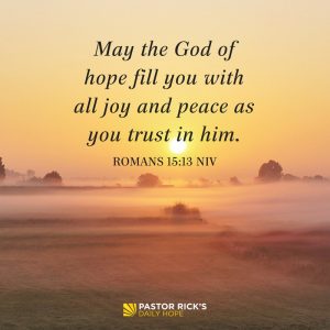 Come Home to God’s Rest - Pastor Rick's Daily Hope