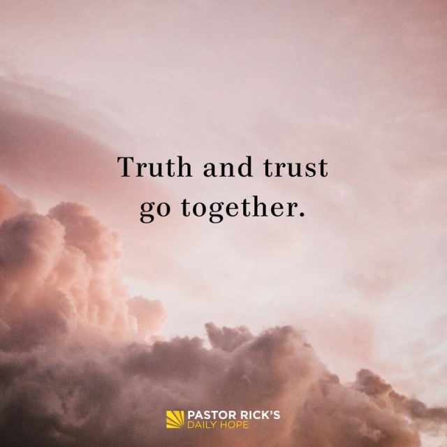 Not Trusting God Leads to Stress - Pastor Rick's Daily Hope