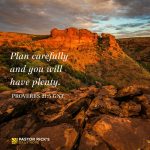 Financial Blessing Requires Careful Planning
