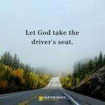 Let God Take the Driver’s Seat