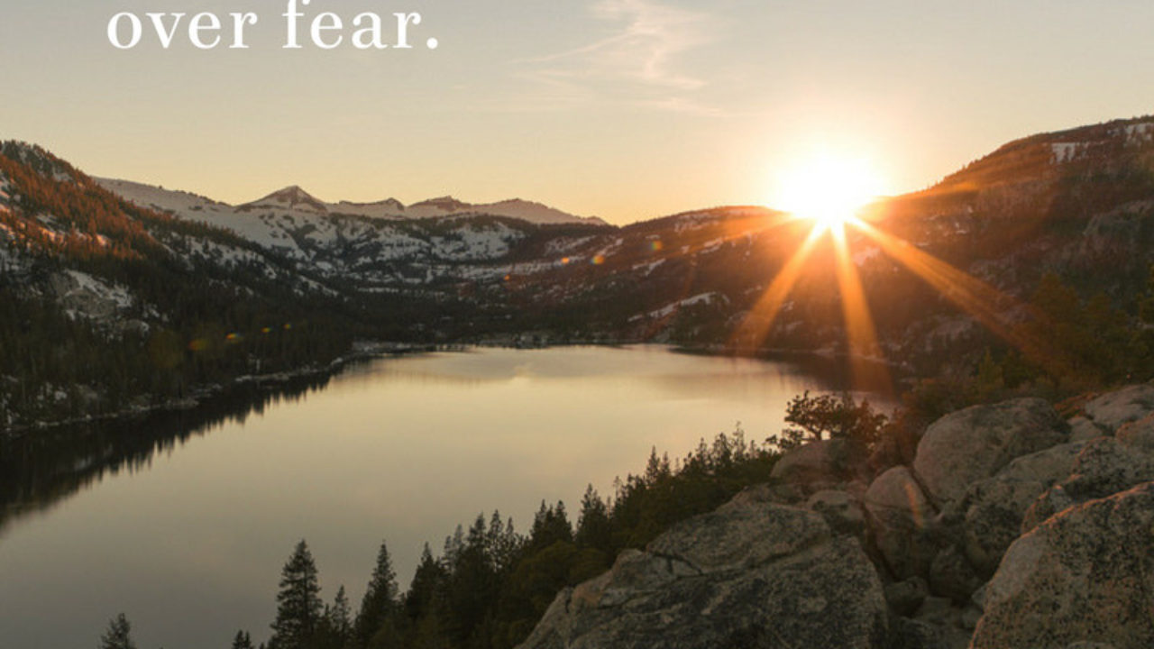 god over fear