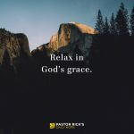 Five Ways to Relax in God’s Grace