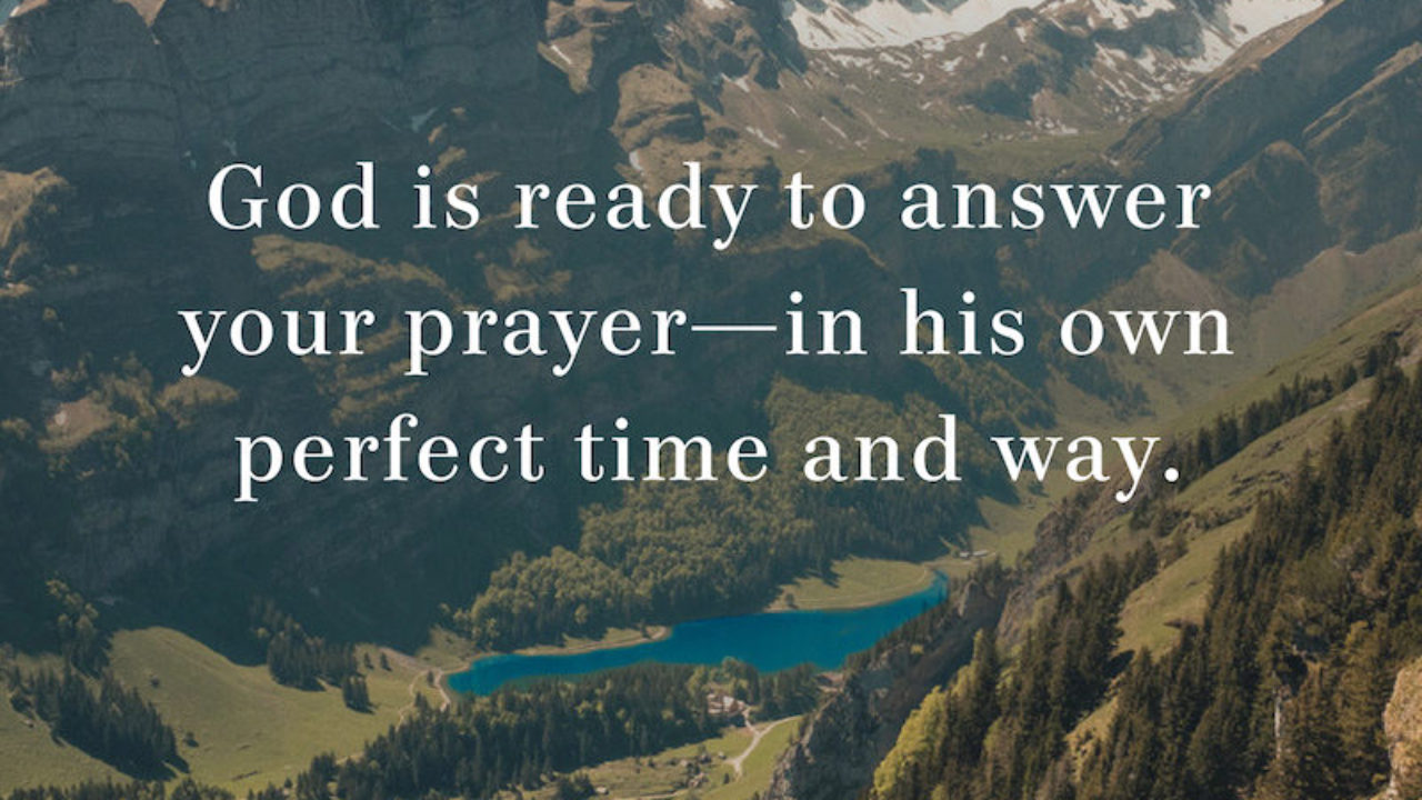 Four Ways God Answers Your Prayers - Pastor Rick's Daily Hope