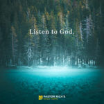 Managing Stress Like Jesus: Listen to God