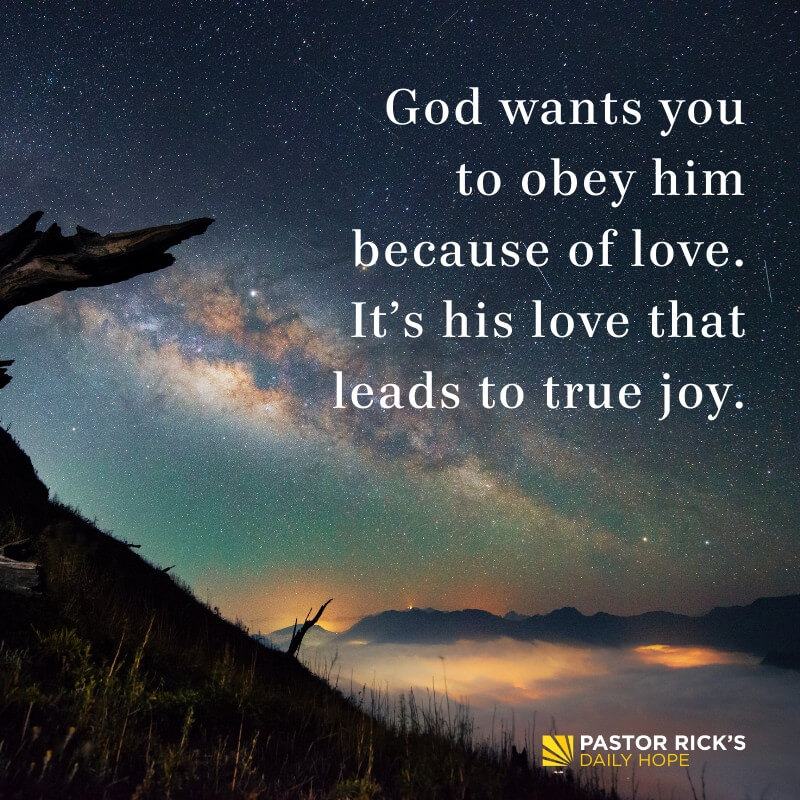 The Right Motivation to Obey God | LaptrinhX / News