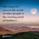 To Serve Others, Open Your Eyes