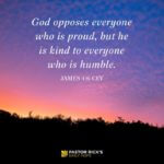 A Prideful Heart Opposes God