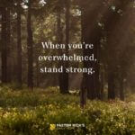 When You’re Overwhelmed, Stand Strong