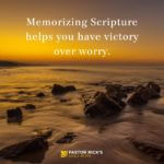 How and Why You Should Memorize Scripture