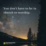 Worship God No Matter What
