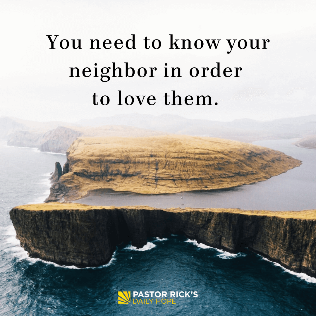 The power of knowing your neighbors