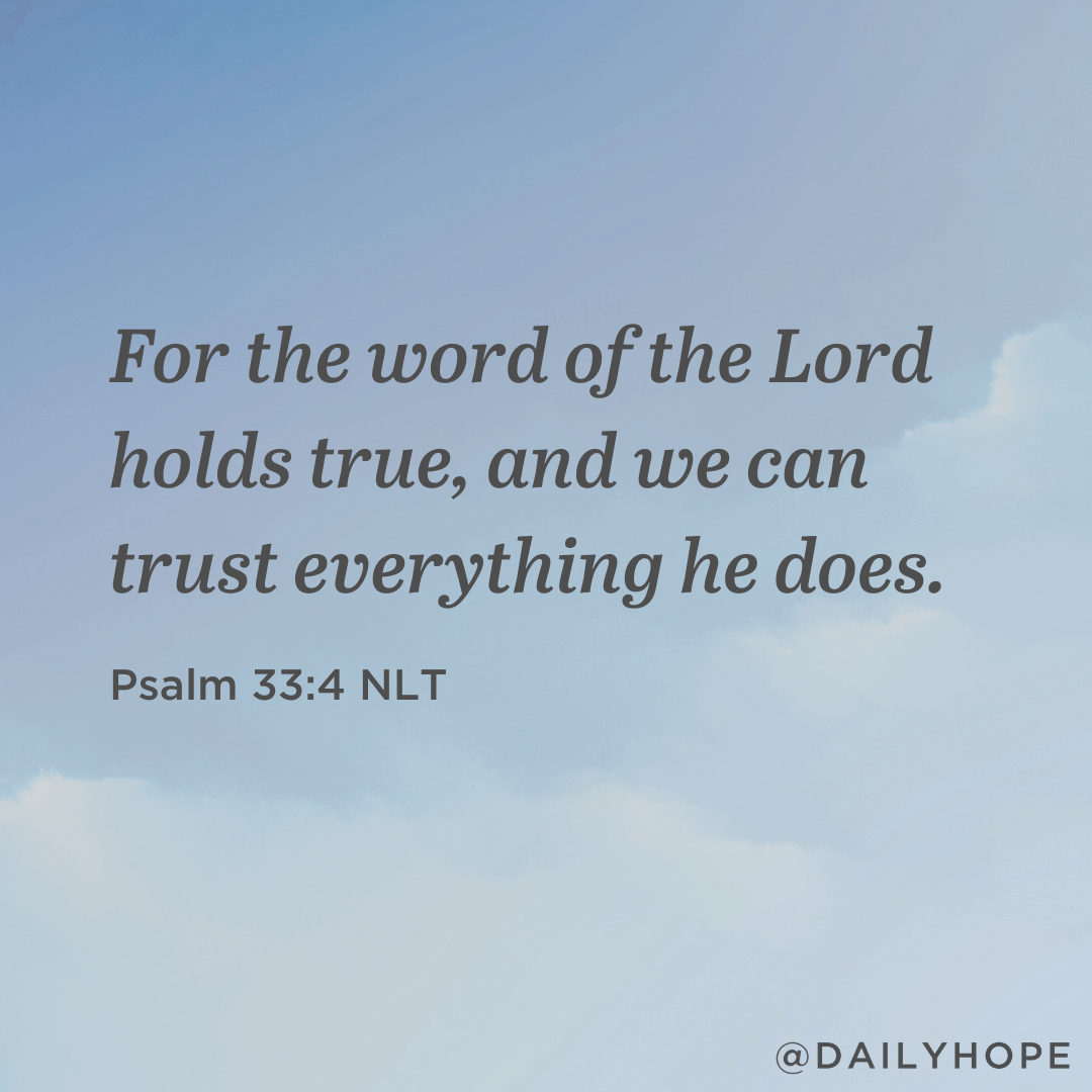 You Can Trust God in Everything - Pastor Rick's Daily Hope