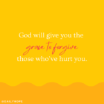 How Do You Forgive?