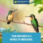 Gentleness Shows That You Love Jesus