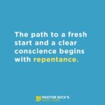 A Fresh Start Begins with Repentance