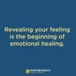 Revealing Is the Beginning of Healing
