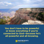 God Is All-Powerful—So You Don’t Have to Be