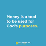 God’s Purpose for Your Money