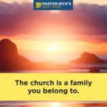 Commit to Jesus and His Family