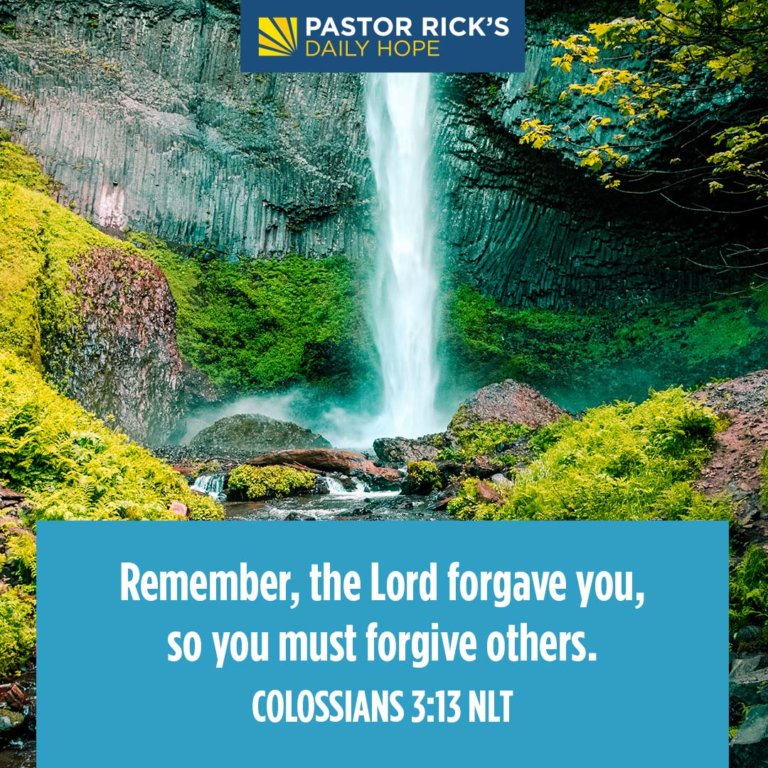 forgive-because-you-re-forgiven-pastor-rick-s-daily-hope