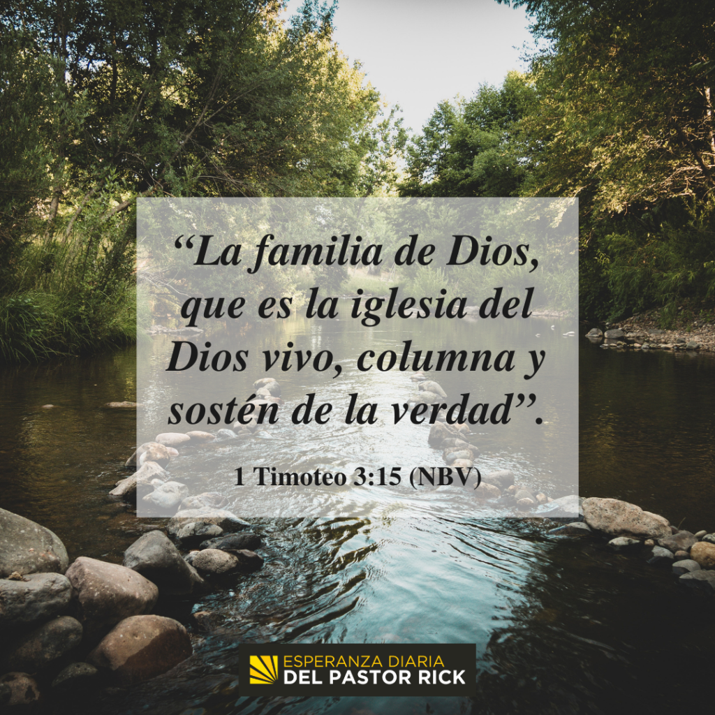 No Sólo Cree. ¡Pertenece! - Pastor Rick's Daily Hope