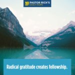 Have Radical Gratitude in All Circumstances