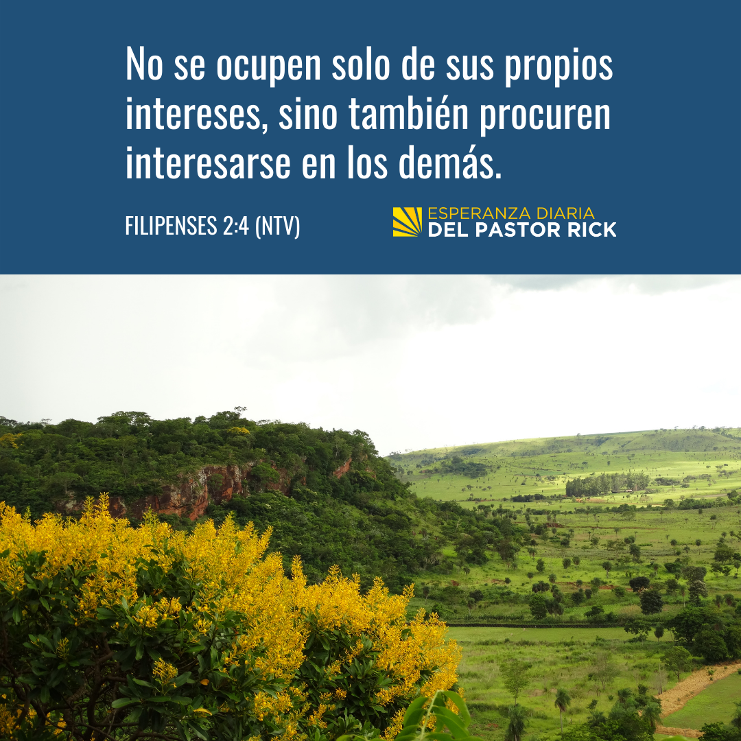 Quieres ser feliz? Entrega Generosamente tu Vida - Pastor Rick's Daily Hope