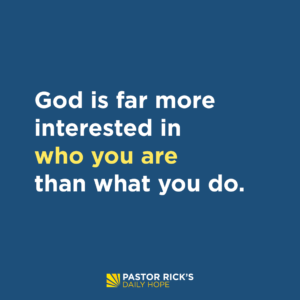 You Were Created to Be like Christ - Pastor Rick's Daily Hope