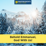 Behold Emmanuel, God With Us