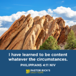 Slow Down by Learning Contentment
