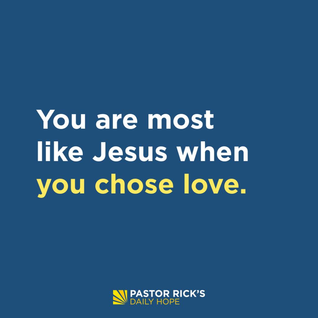 The Best Use Of Life Is Love Pastor Ricks Daily Hope 0452