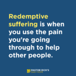 What Is Redemptive Suffering?