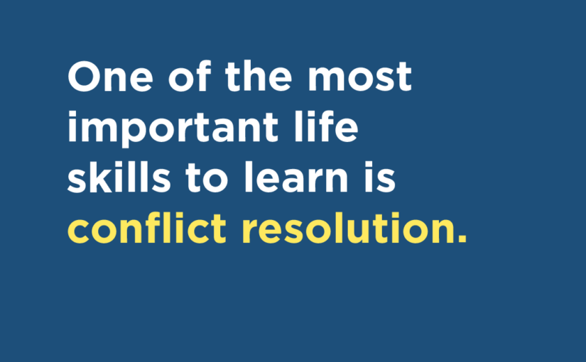 The First Step Toward Resolving Conflict