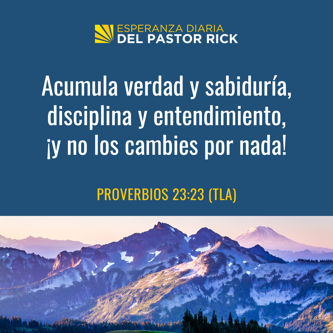 La Biblia: El Manual del Usuario de Dios para la Vida - Pastor Rick's Daily  Hope