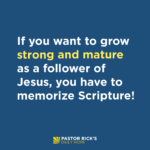 How Do You Memorize Scripture?