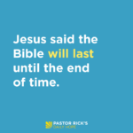 If Jesus Trusted the Bible, Then You Can Too