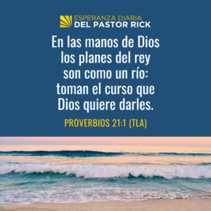 Termina Tu D A Con Una Buena Palabra Pastor Rick S Daily Hope