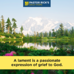 What Does It Mean to Lament?