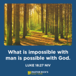 Trusting God for the Impossible