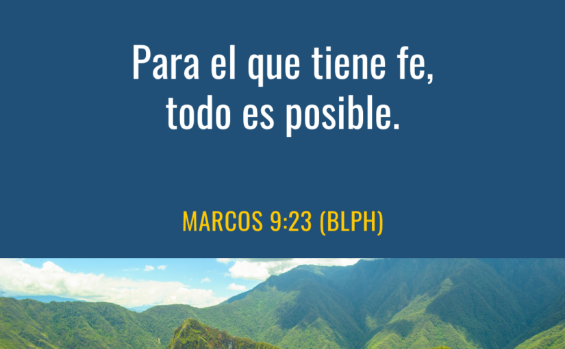 Marcos 9:23 - Versículo da Bíblia 