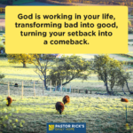 Let God Turn Your Work Setbacks Into Comebacks
