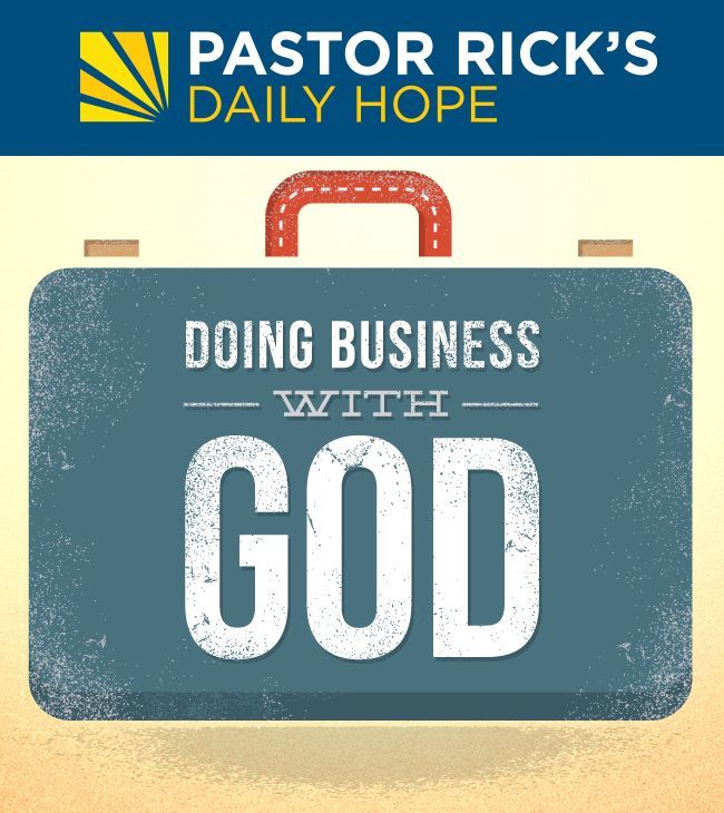 Quédate a Solas con Dios y Espera - Pastor Rick's Daily Hope