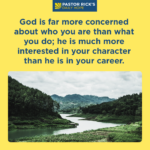 God Uses Your Work to Develop Your Character
