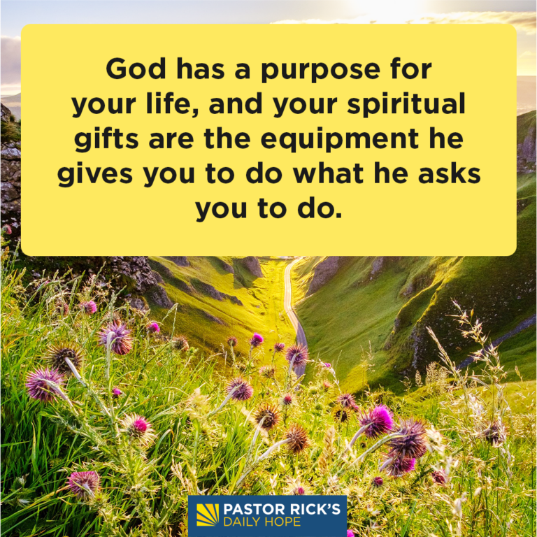 Every Believer Has Spiritual Gifts - Pastor Rick's Daily Hope