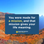 God Made You for a Mission